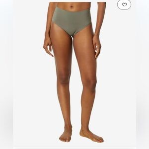 Spanx Ecocare Everyday Shaping Thong in Dusty Olive, NWT, Size Small